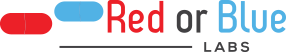 Red or Blue Labs Logo